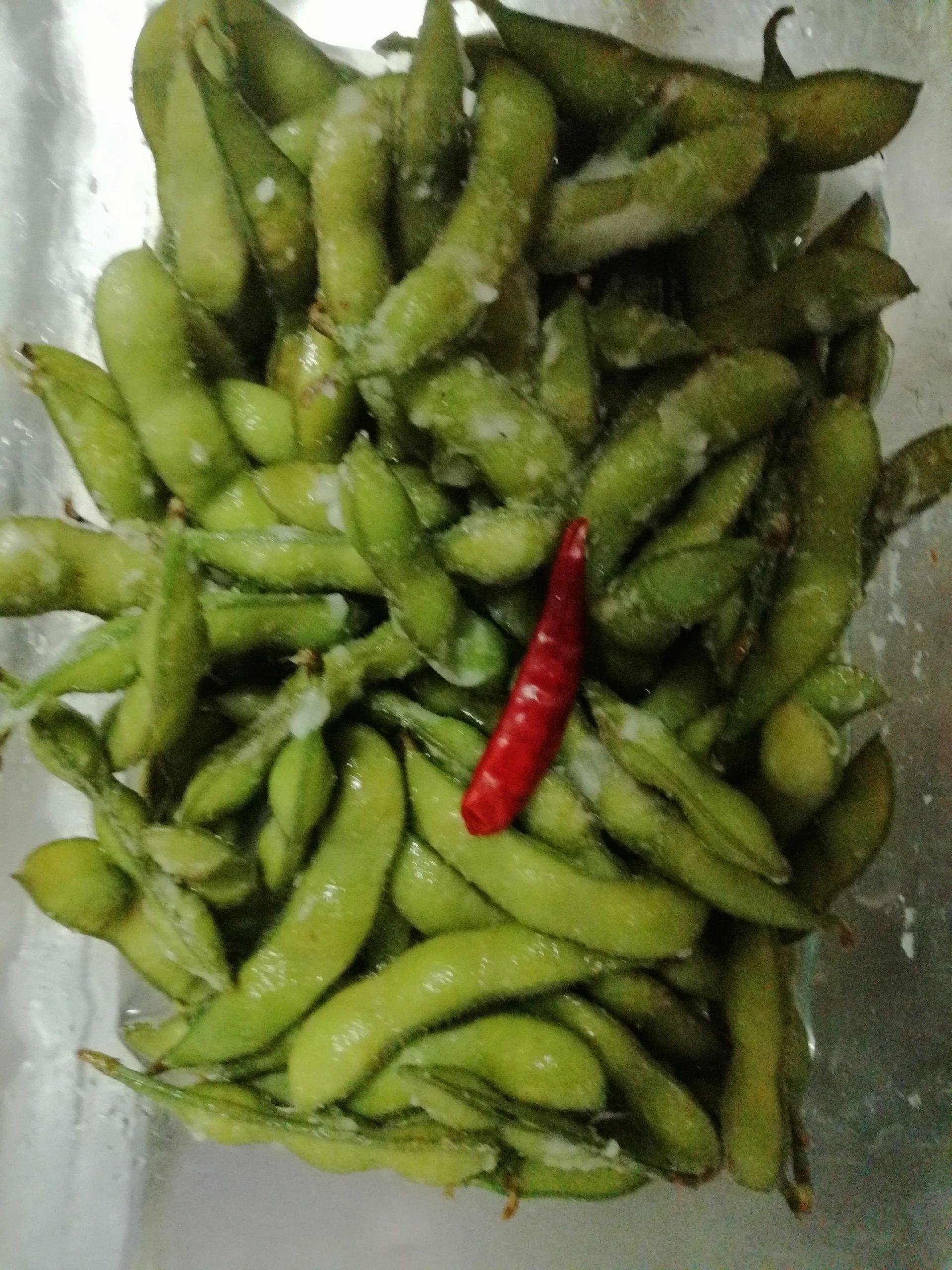 「枝豆の塩漬け(漬物)」のレシピ